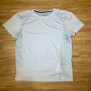 Under Armour White Short Sleeve Performance Tee